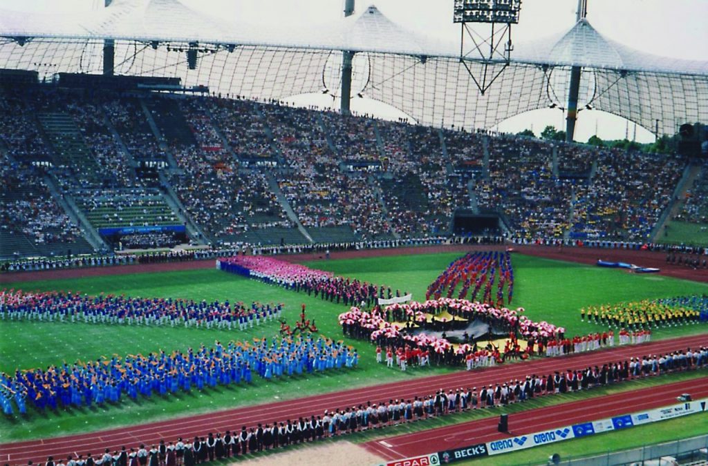 Teilnahme von TVD-Sportlern am Deutschen Turnfest in München 1998